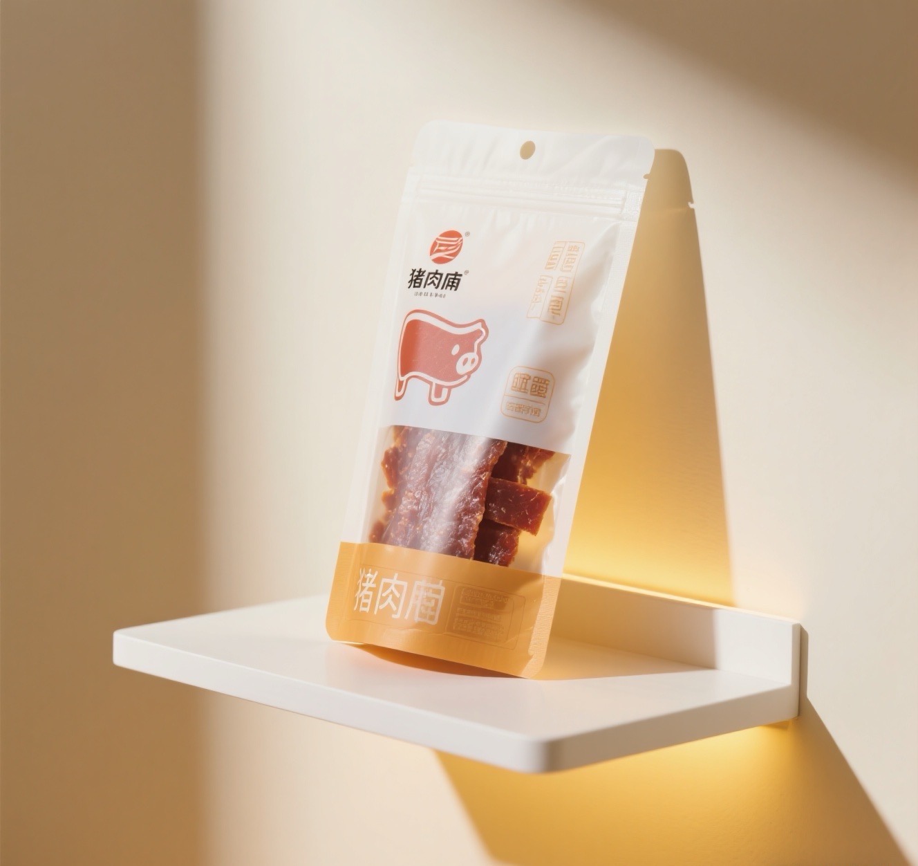 小袋装猪肉脯如何高效进大包装？给袋式包装机一站式解决方案